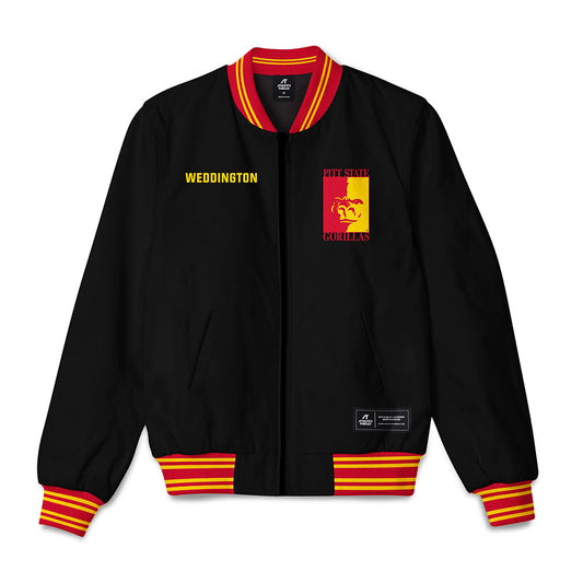 Pitt State - NCAA Men's Track & Field : Griouard Weddington - Bomber Jacket-0