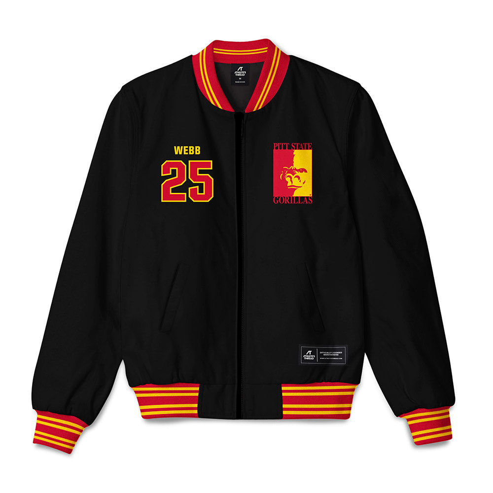 Pitt State - NCAA Women's Soccer : Sarah Peyton Webb - Bomber Jacket-0