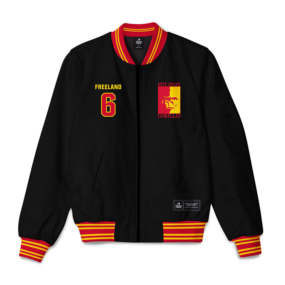 Pitt State - NCAA Baseball : Carter Freeland - Bomber Jacket-0