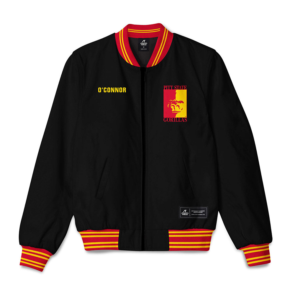 Pitt State - NCAA Men's Track & Field : Nick O'Connor - Bomber Jacket-0