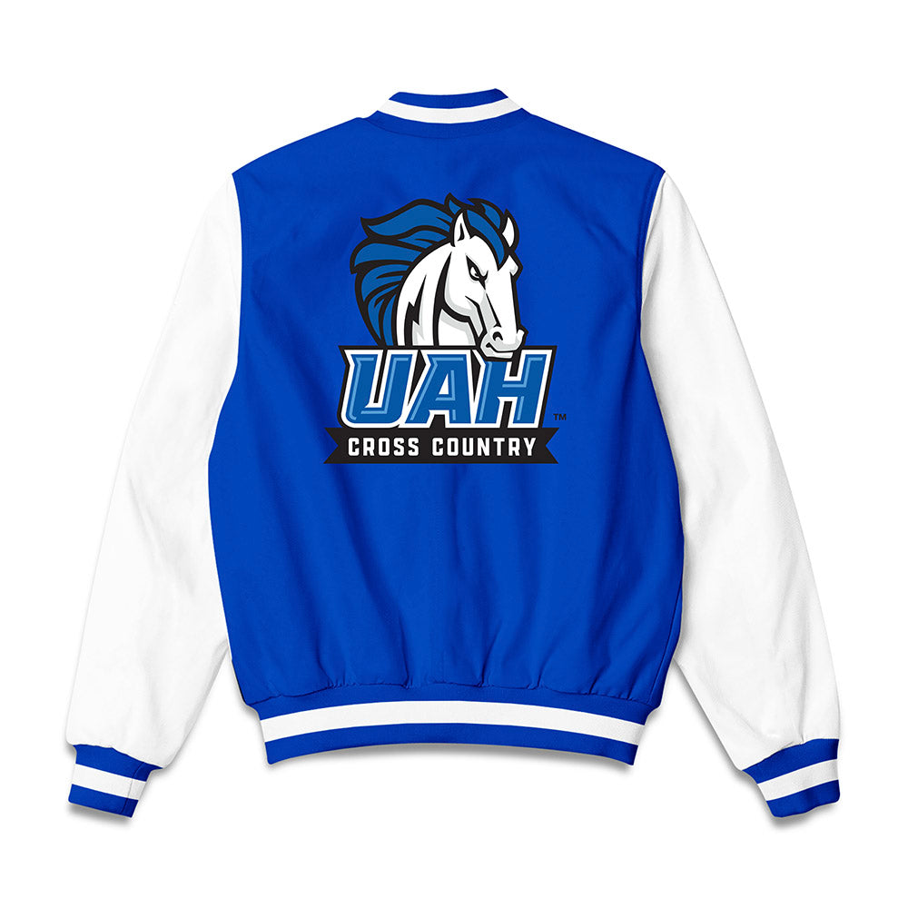 UAH - NCAA Men's Cross Country : Maximus Valentine - Bomber Jacket-1