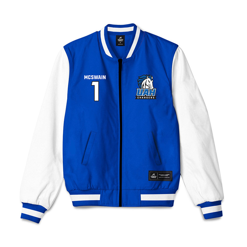 UAH - NCAA Women's Basketball : Ava McSwain - Bomber Jacket-0