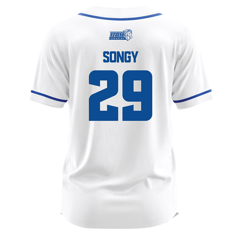 UAH - NCAA Baseball : Luke Songy - White Jersey-1