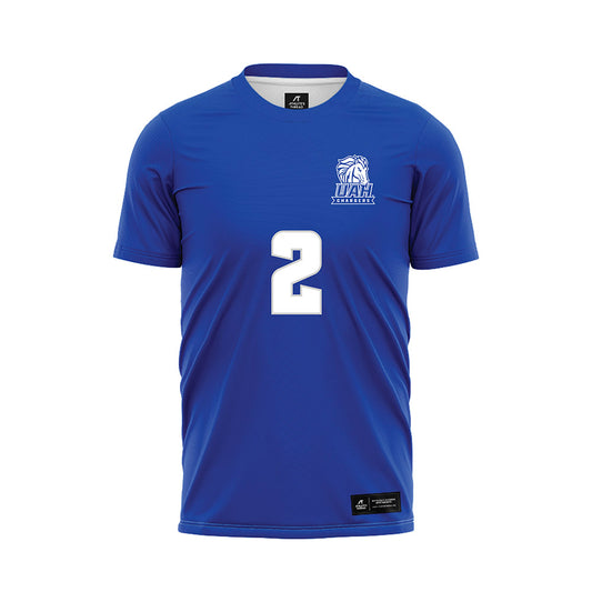 UAH - NCAA Women's Soccer : Chelsey Curtis - Blue Soccer Jersey-0