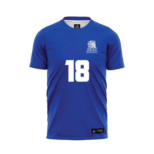 UAH - NCAA Women's Soccer : Michella Tortelli - Blue Soccer Jersey-0