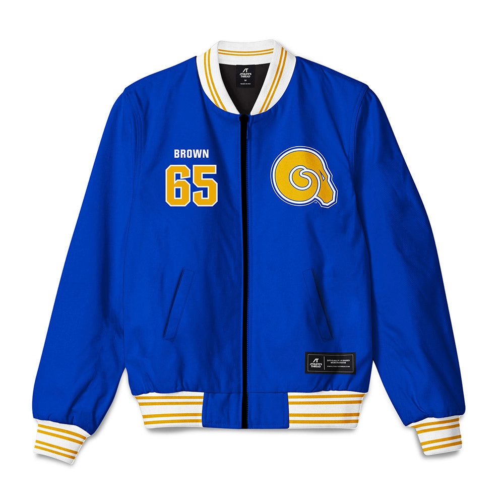 Albany State - NCAA Football : Tyorice Brown - Bomber Jacket-0
