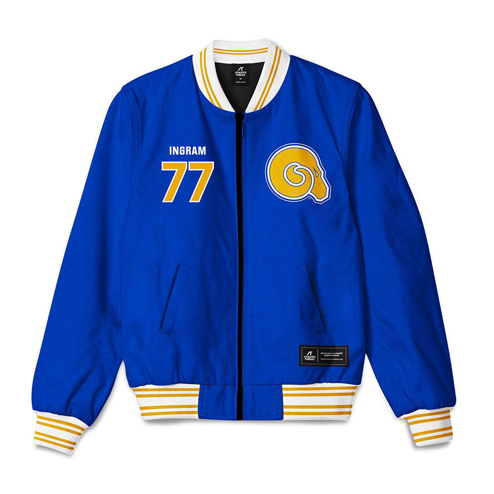 Albany State - NCAA Football : Otis Ingram - Bomber Jacket-0
