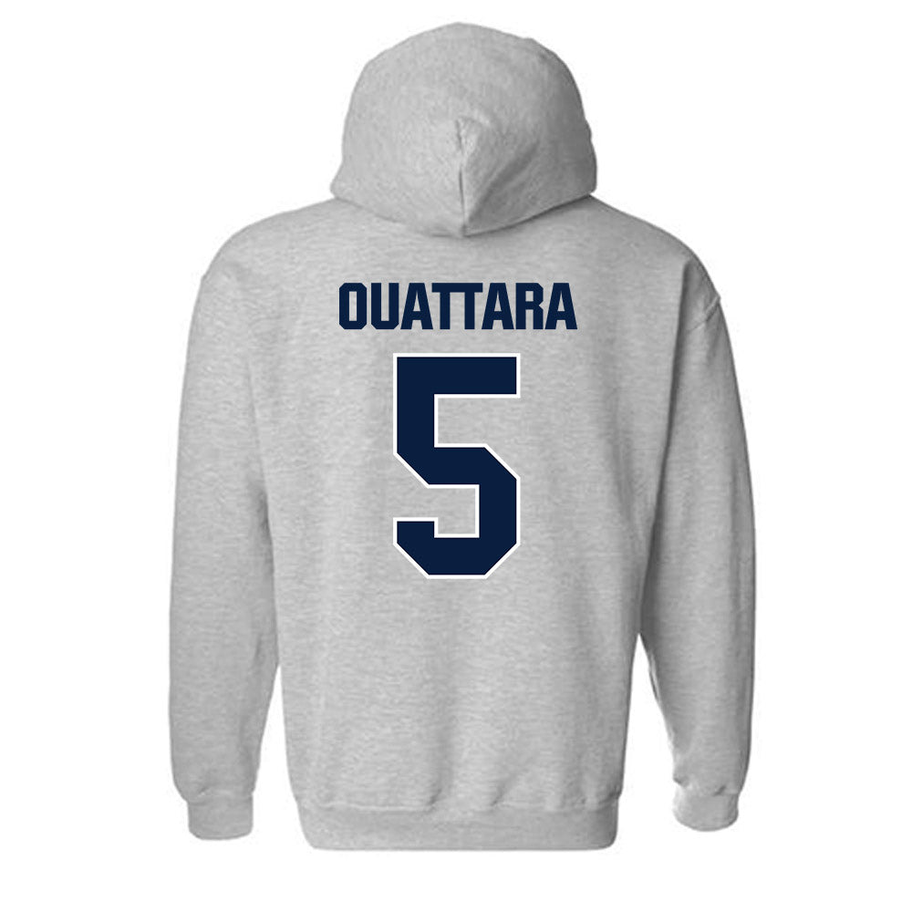 Longwood - NCAA Men's Soccer : Kunandy Ouattara - Classic Shersey Hooded Sweatshirt-1