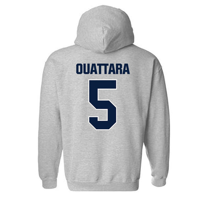 Longwood - NCAA Men's Soccer : Kunandy Ouattara - Classic Shersey Hooded Sweatshirt-1