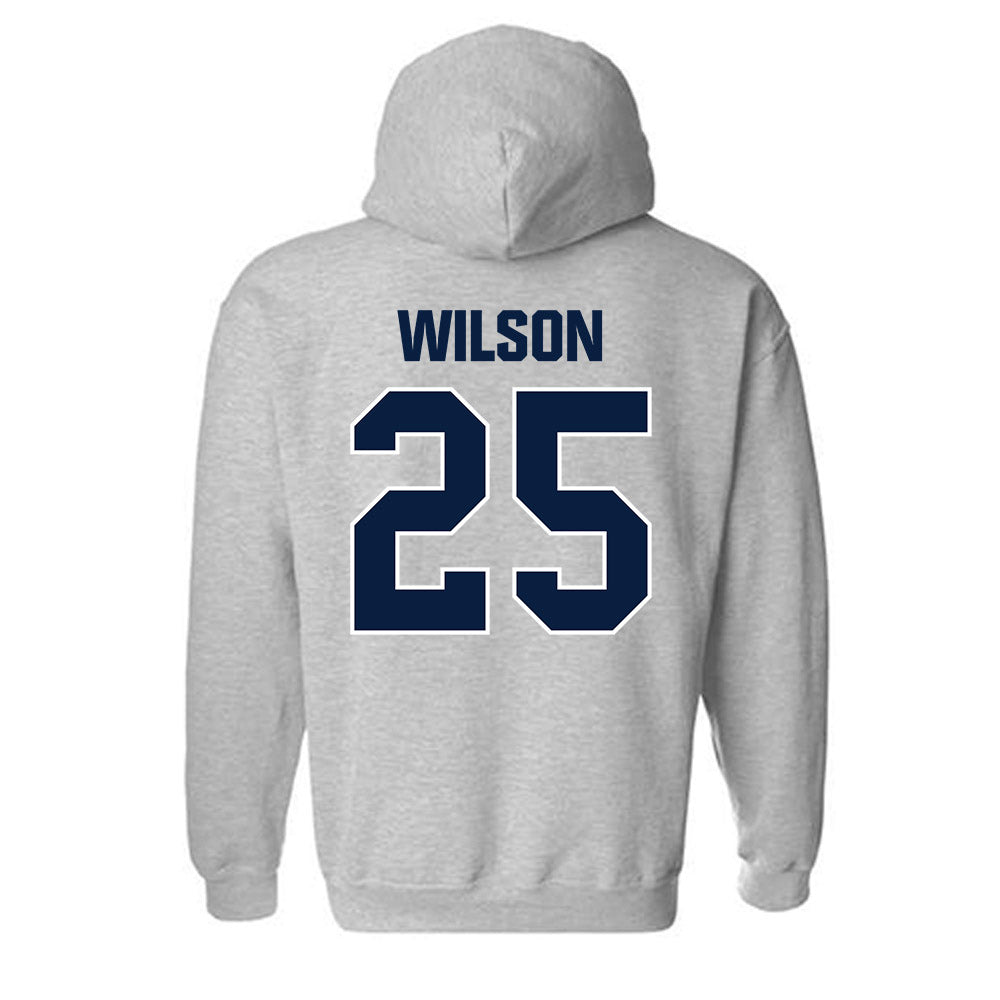 Longwood - NCAA Women's Basketball : Mariah Wilson - Classic Shersey Hooded Sweatshirt-1
