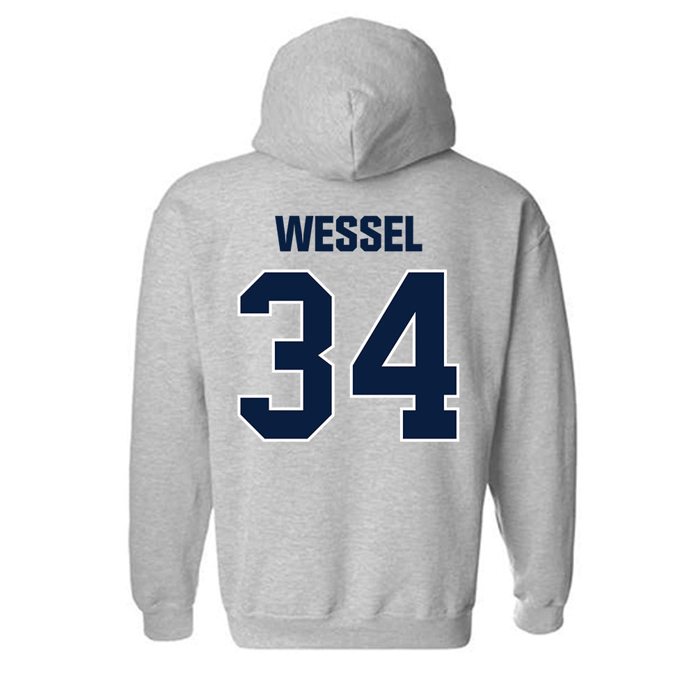 Longwood - NCAA Women's Soccer : Madie Wessel - Classic Shersey Hooded Sweatshirt-1
