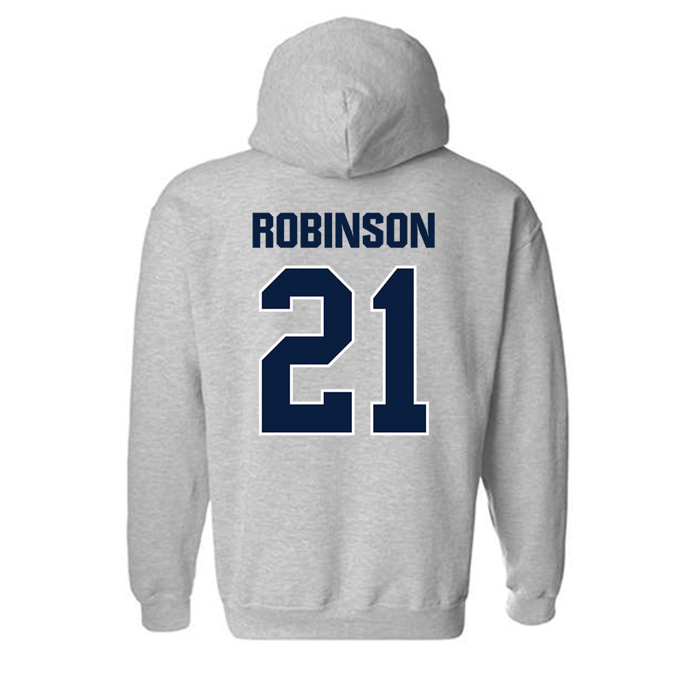 Longwood - NCAA Women's Basketball : Jamya Robinson - Classic Shersey Hooded Sweatshirt-1