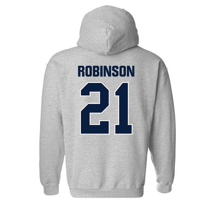 Longwood - NCAA Women's Basketball : Jamya Robinson - Classic Shersey Hooded Sweatshirt-1