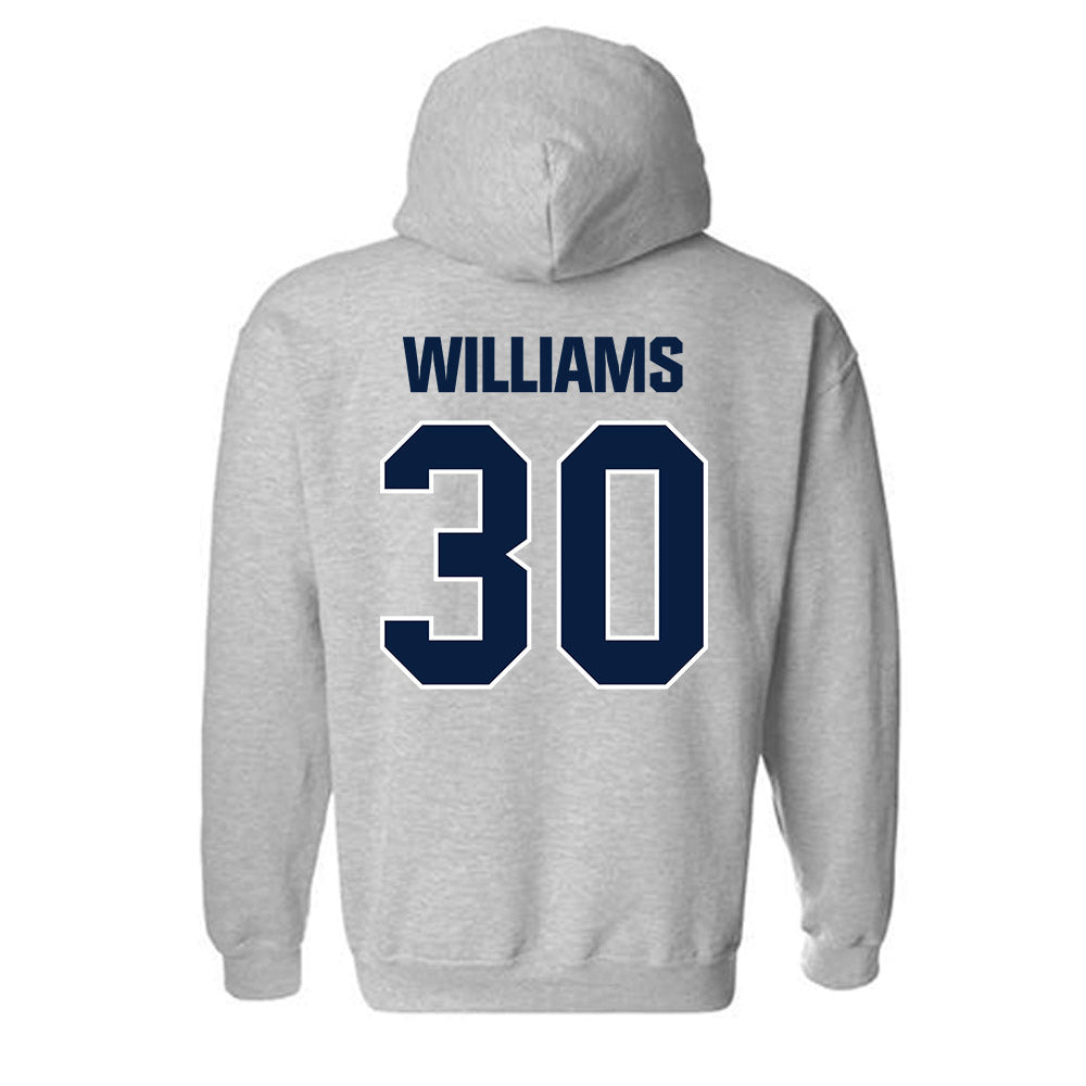 Longwood - NCAA Men's Basketball : Jerome Williams - Classic Shersey Hooded Sweatshirt-1