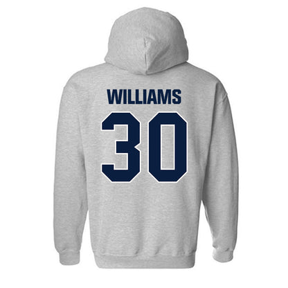 Longwood - NCAA Men's Basketball : Jerome Williams - Classic Shersey Hooded Sweatshirt-1