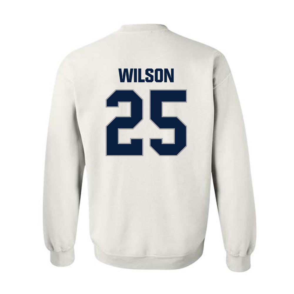 Longwood - NCAA Women's Basketball : Mariah Wilson - Classic Shersey Crewneck Sweatshirt-1