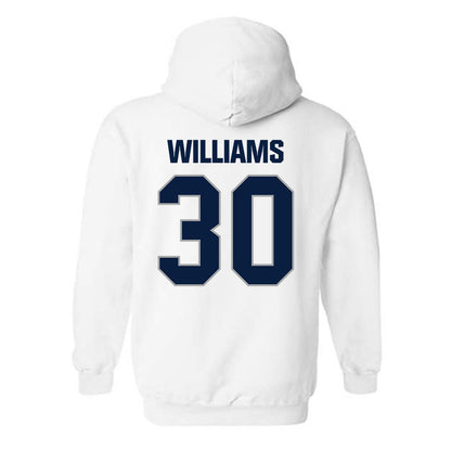 Longwood - NCAA Men's Basketball : Jerome Williams - Classic Shersey Hooded Sweatshirt-1