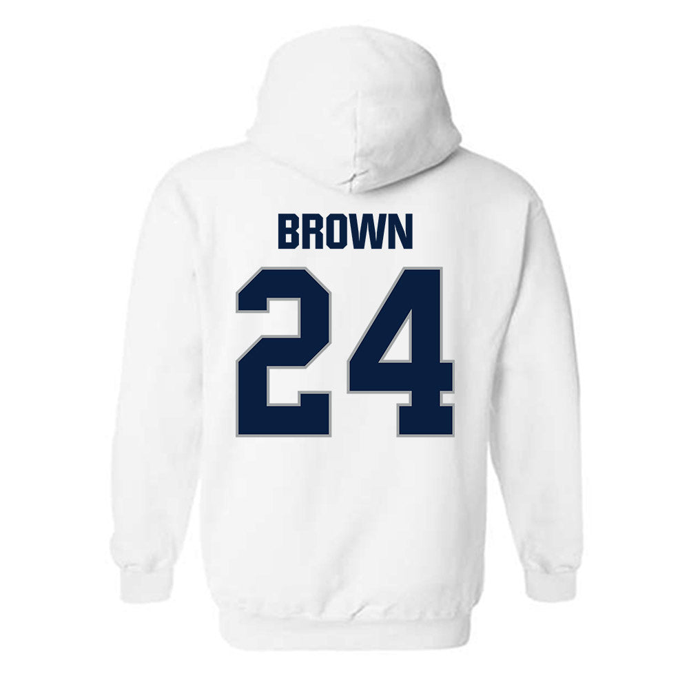 Longwood - NCAA Baseball : Jordan Brown - Classic Shersey Hooded Sweatshirt-1