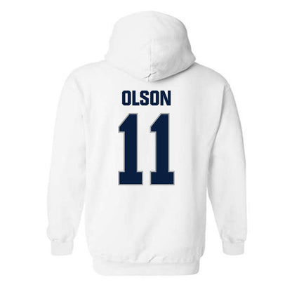Longwood - NCAA Women's Soccer : Sarah Olson - Classic Shersey Hooded Sweatshirt-1