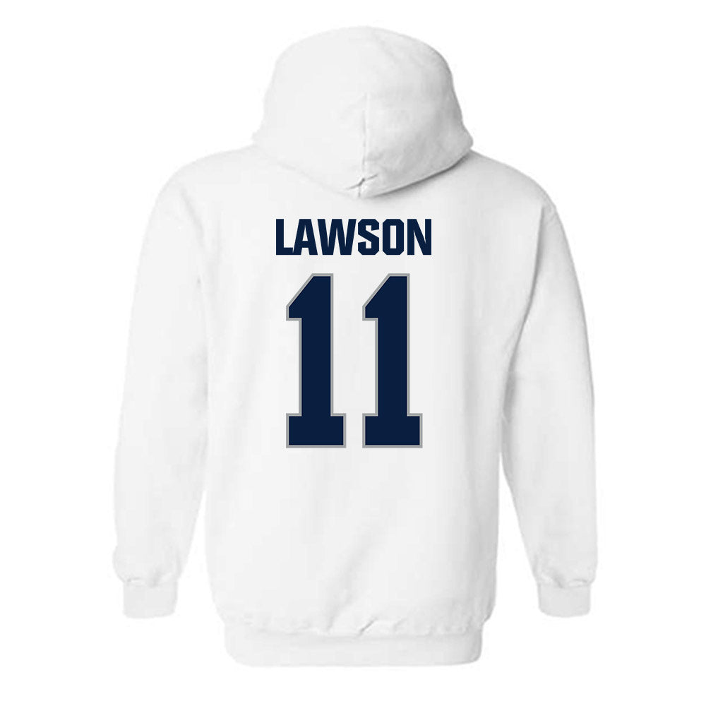 Longwood - NCAA Baseball : Max Lawson - Classic Shersey Hooded Sweatshirt-1