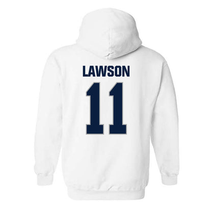 Longwood - NCAA Baseball : Max Lawson - Classic Shersey Hooded Sweatshirt-1