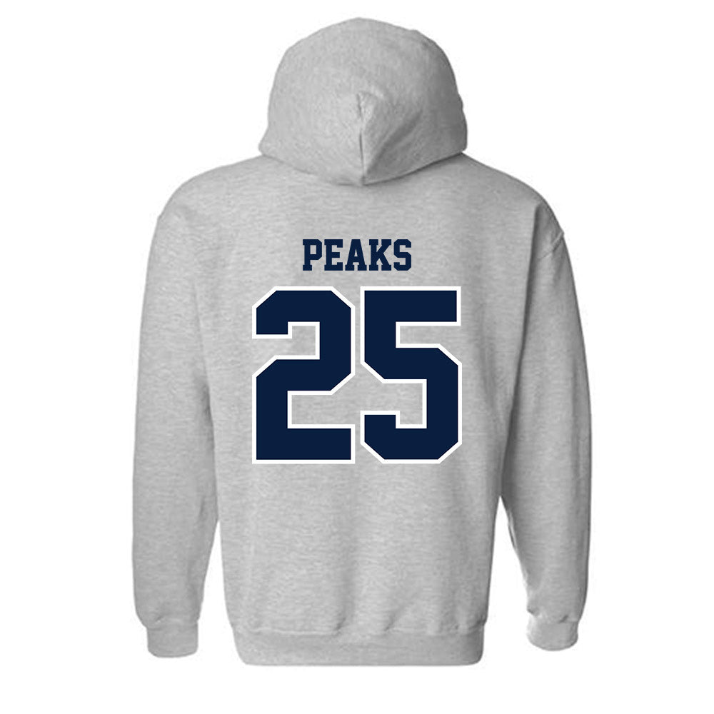 Longwood - NCAA Women's Basketball : Jasmine Peaks - Classic Shersey Hooded Sweatshirt-1