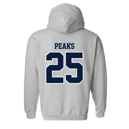 Longwood - NCAA Women's Basketball : Jasmine Peaks - Classic Shersey Hooded Sweatshirt-1