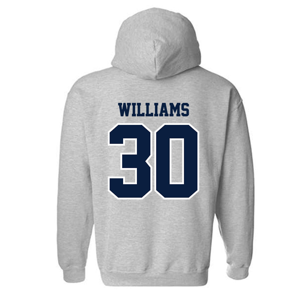 Longwood - NCAA Men's Basketball : Jerome Williams - Classic Shersey Hooded Sweatshirt-1