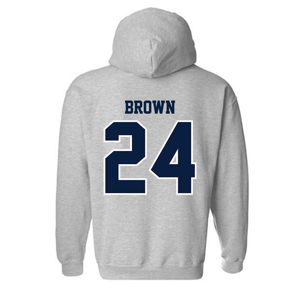 Longwood - NCAA Baseball : Jordan Brown - Classic Shersey Hooded Sweatshirt-1