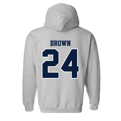 Longwood - NCAA Baseball : Jordan Brown - Classic Shersey Hooded Sweatshirt-1