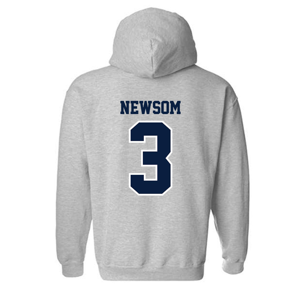 Longwood - NCAA Women's Lacrosse : Zenie Newsom - Classic Shersey Hooded Sweatshirt-1