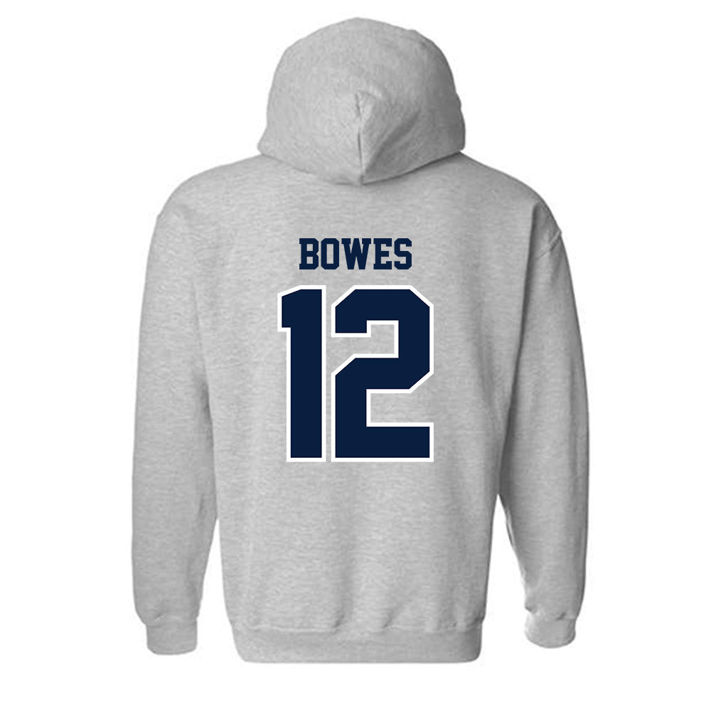 Longwood - NCAA Women's Basketball : Olivia Bowes - Classic Shersey Hooded Sweatshirt-1