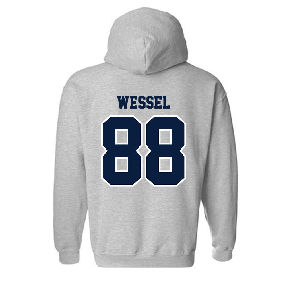 Longwood - NCAA Women's Soccer : Madie Wessel - Classic Shersey Hooded Sweatshirt-1