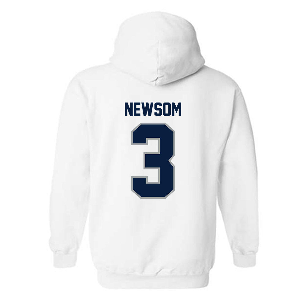 Longwood - NCAA Women's Lacrosse : Zenie Newsom - Classic Shersey Hooded Sweatshirt-1