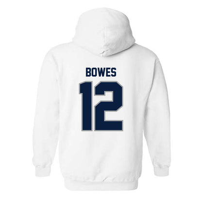 Longwood - NCAA Women's Basketball : Olivia Bowes - Classic Shersey Hooded Sweatshirt-1