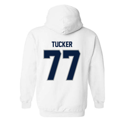 Longwood - NCAA Men's Basketball : Elijah Tucker - Classic Shersey Hooded Sweatshirt-1