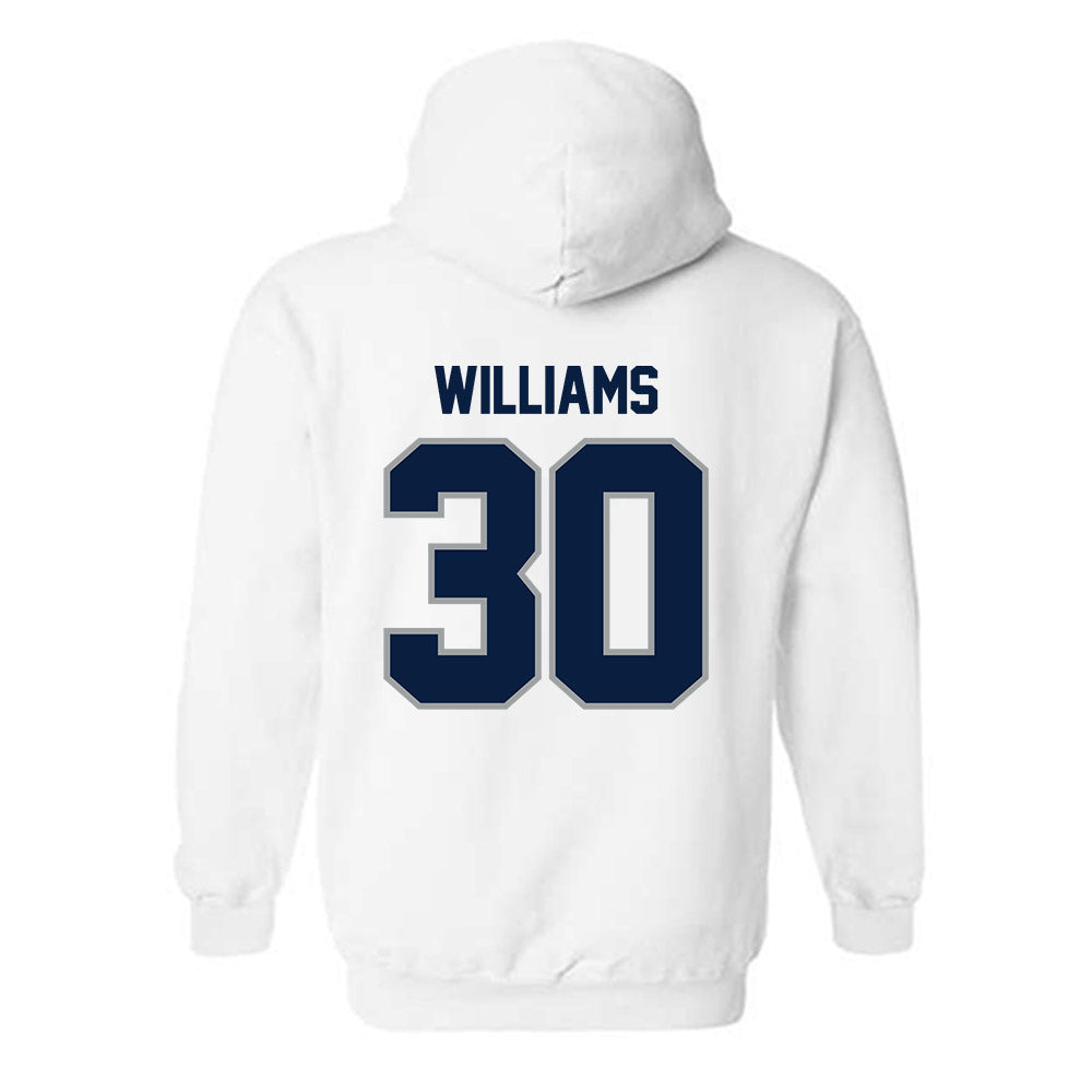 Longwood - NCAA Men's Basketball : Jerome Williams - Classic Shersey Hooded Sweatshirt-1