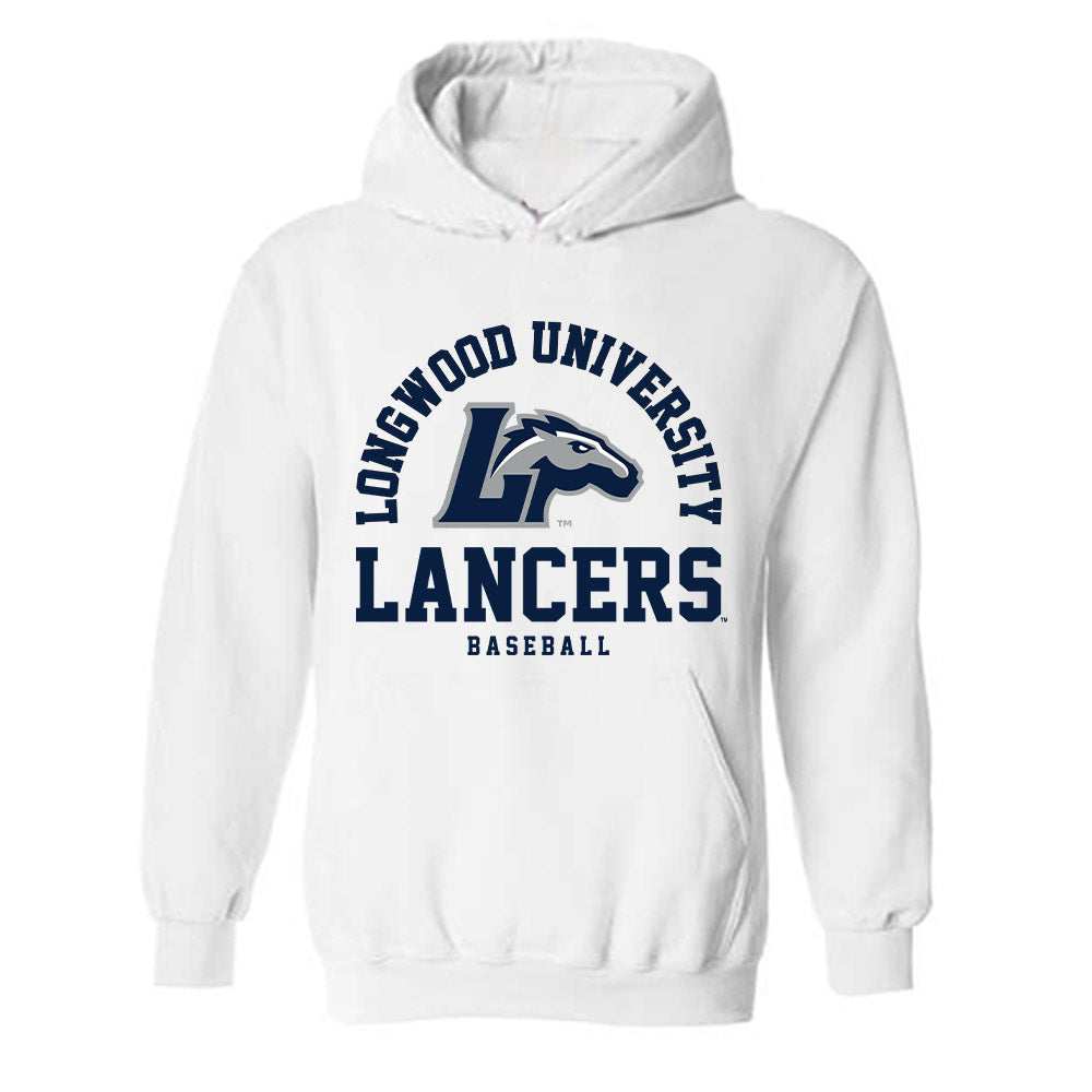 Longwood - NCAA Baseball : Landen Moore - Classic Shersey Hooded Sweatshirt-0