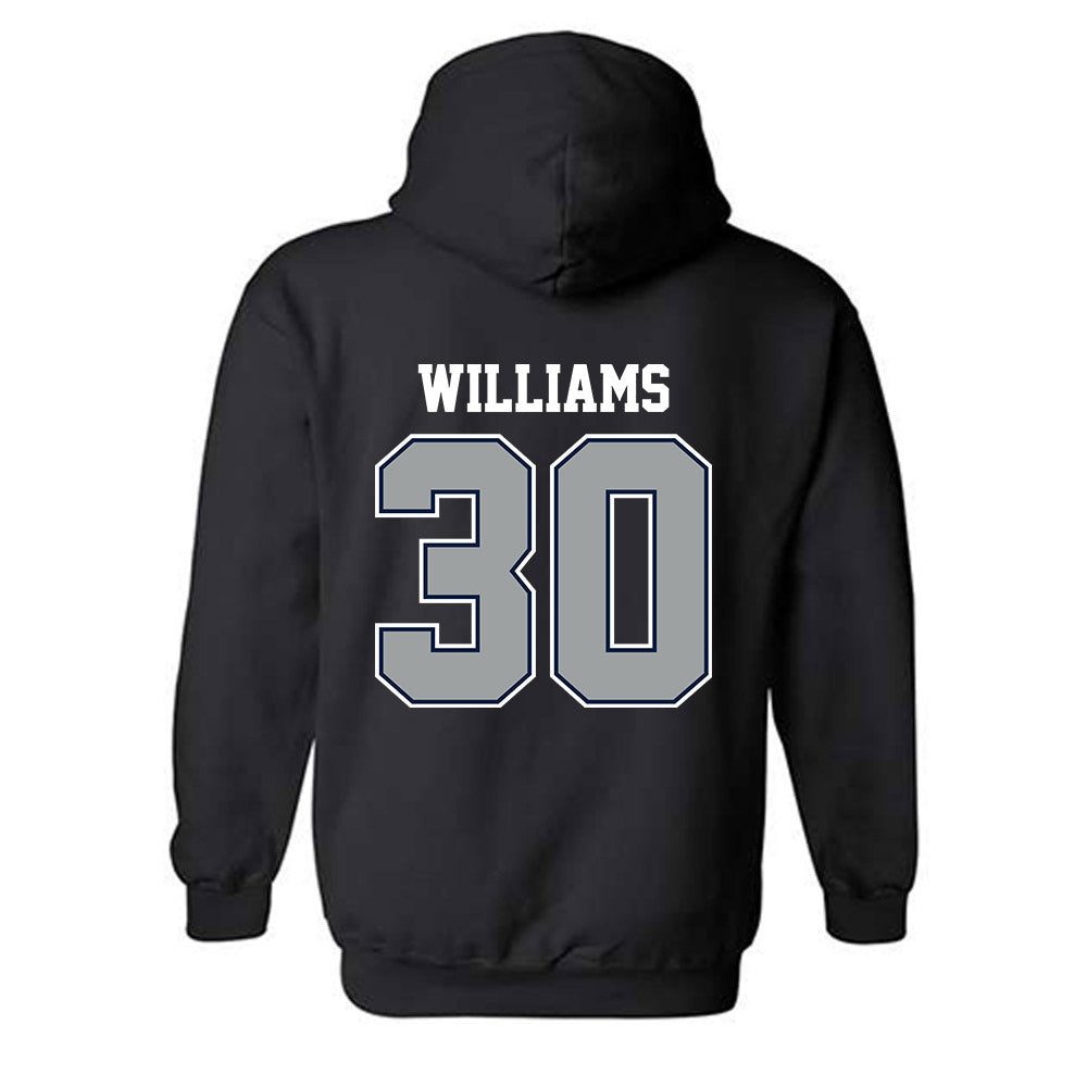 Longwood - NCAA Men's Basketball : Jerome Williams - Classic Shersey Hooded Sweatshirt-1