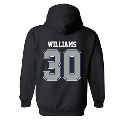 Longwood - NCAA Men's Basketball : Jerome Williams - Classic Shersey Hooded Sweatshirt-1