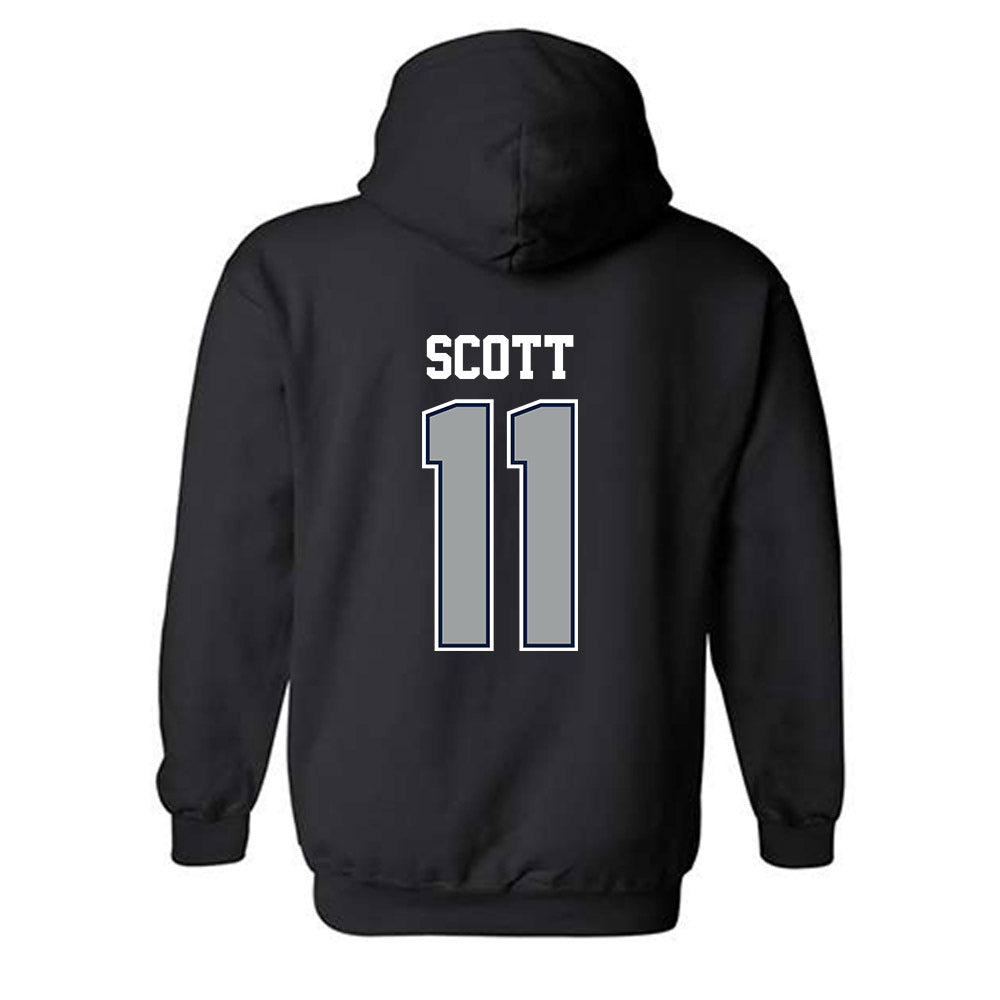 Longwood - NCAA Women's Basketball : Jesstynie Scott - Classic Shersey Hooded Sweatshirt-1