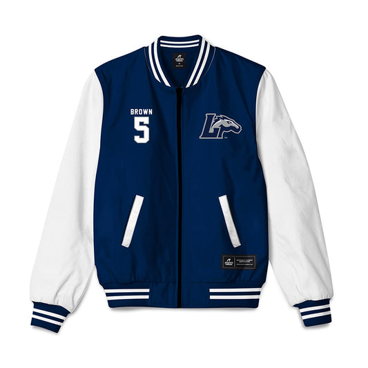 Longwood - NCAA Women's Basketball : Jaelyn Brown - Bomber Jacket-0