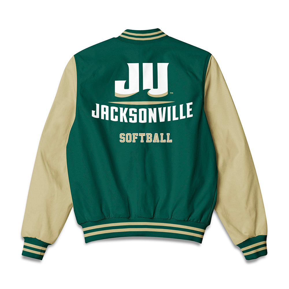 Jacksonville - NCAA Softball : Reese Wells - Bomber Jacket