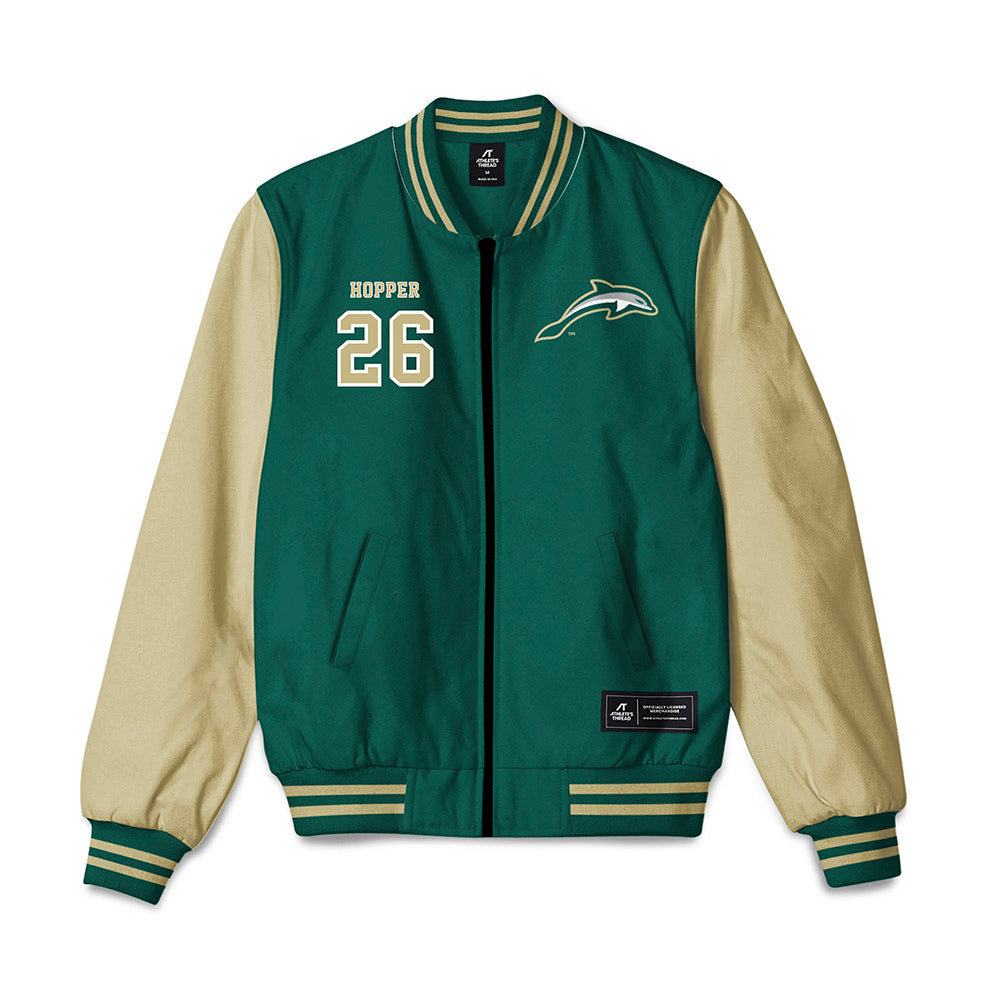 Jacksonville - NCAA Baseball : Kyle Hopper - Bomber Jacket-0