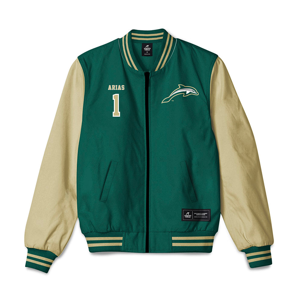 Jacksonville - NCAA Men's Basketball : Chris Arias - Bomber Jacket-0