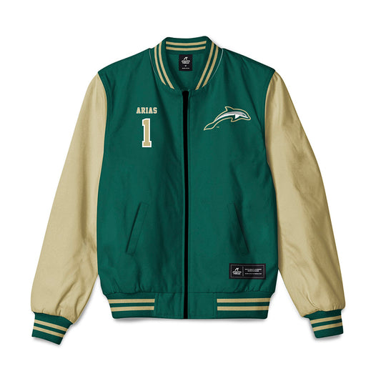 Jacksonville - NCAA Men's Basketball : Chris Arias - Bomber Jacket-0
