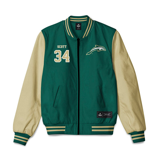 Jacksonville - NCAA Baseball : Brodie Scott - Bomber Jacket-0