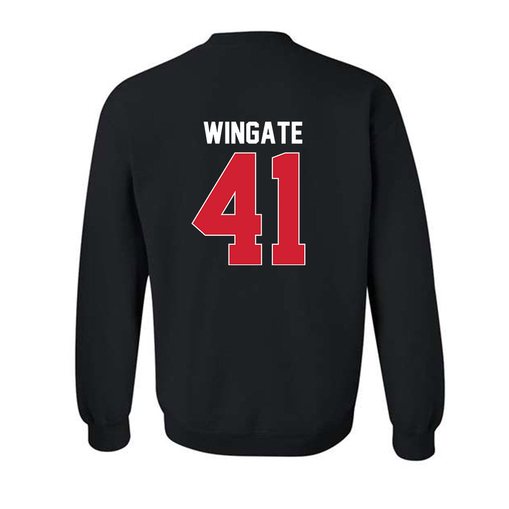 Rutgers - NCAA Football : Riley Wingate - Phase 1 Shersey Crewneck Sweatshirt-1