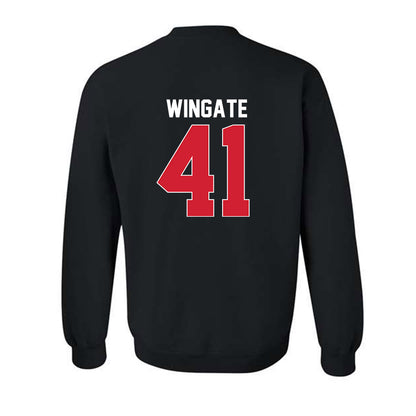 Rutgers - NCAA Football : Riley Wingate - Phase 1 Shersey Crewneck Sweatshirt-1