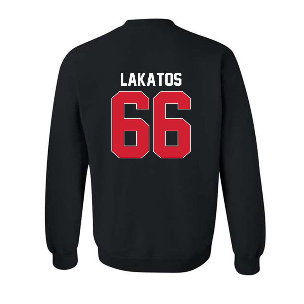 Rutgers - NCAA Football : Joseph Lakatos - Phase 1 Shersey Crewneck Sweatshirt-1